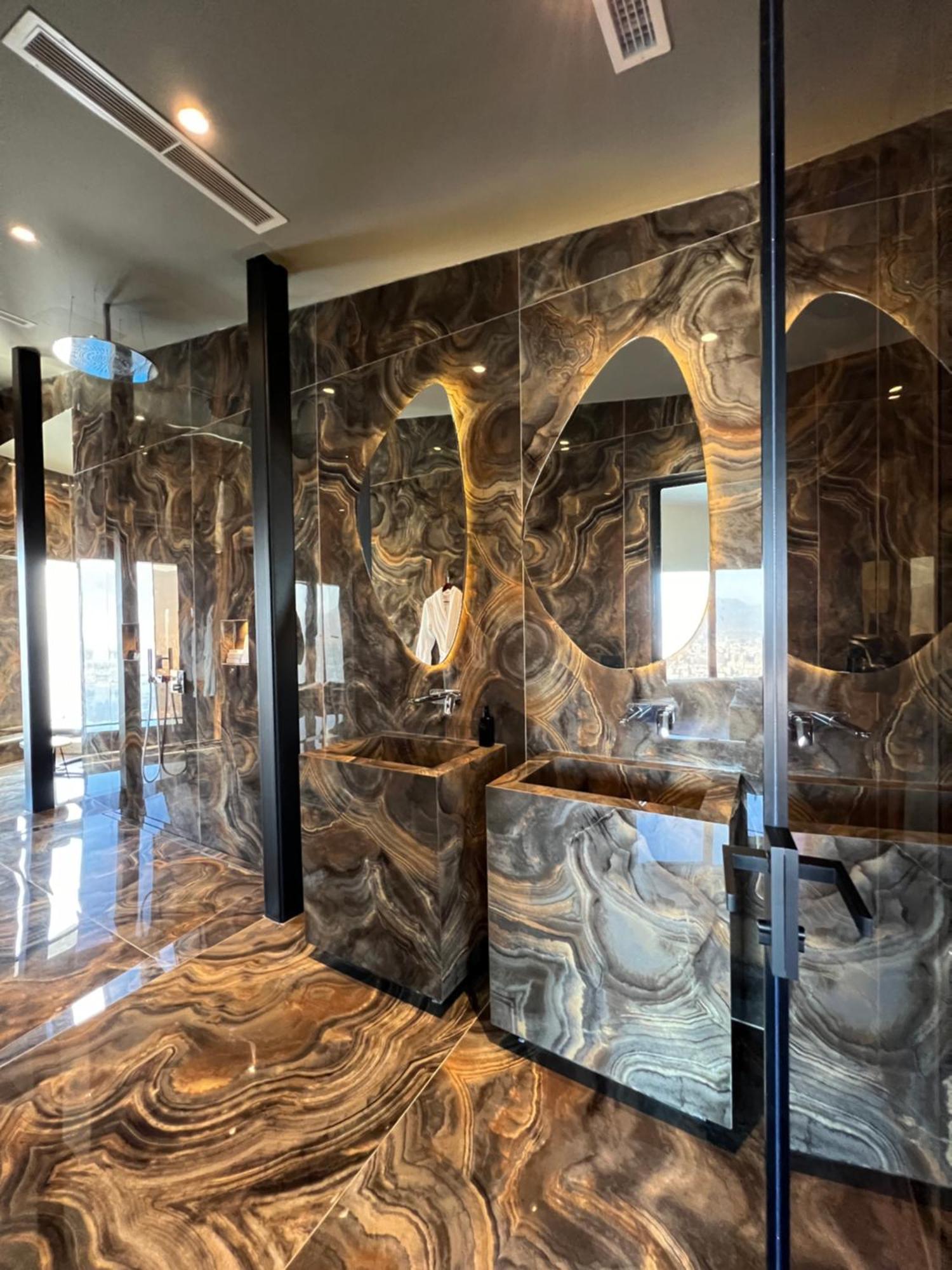 Arka Art Hotel Тирана Екстериор снимка Bathroom in the residence